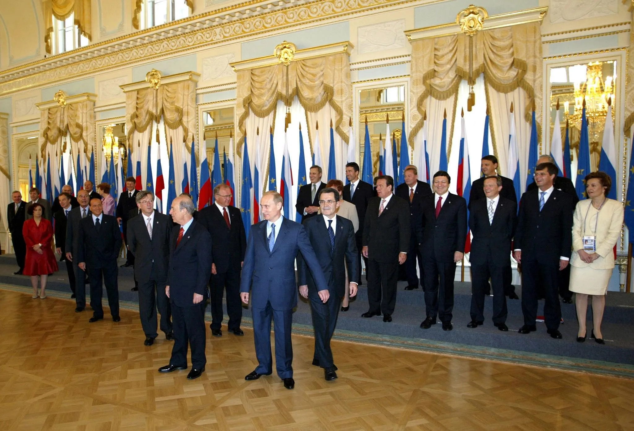 Der Gipfel in Petersburg, zu dem Delegationen aus 45 Staaten zusammenkamen.