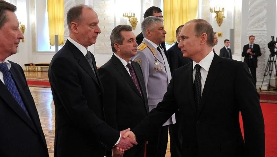 Vladimir Putin and Nikolai Patrushev